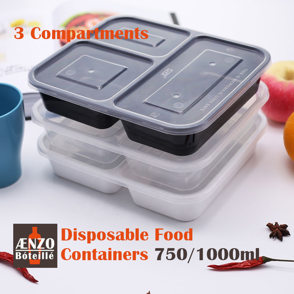 Disposable Food Container, Lunch box, Plastic containers